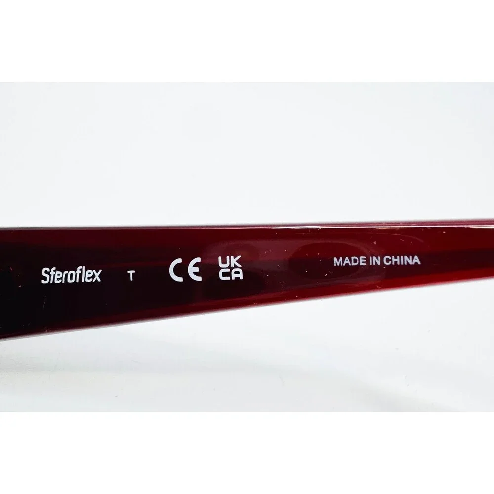 Sferoflex Eyeglasses Women Burgundy Cat Eye 5506S 1023/13 57-16-135